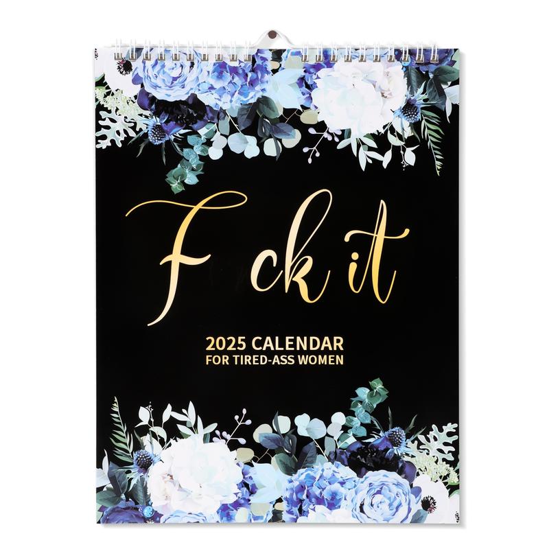 New 2025 Calendar with Fun Quotes and Planner