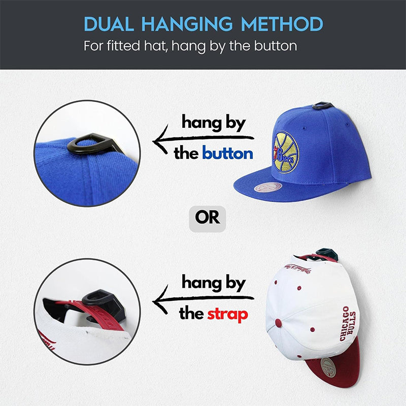 Adhesive Baseball Caps Hooks