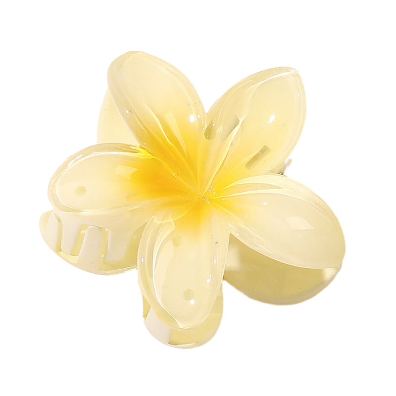 Egg flower hair clip