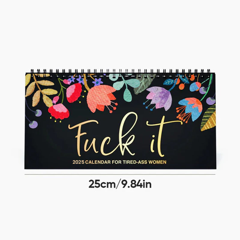 New 2025 Calendar with Fun Quotes and Planner