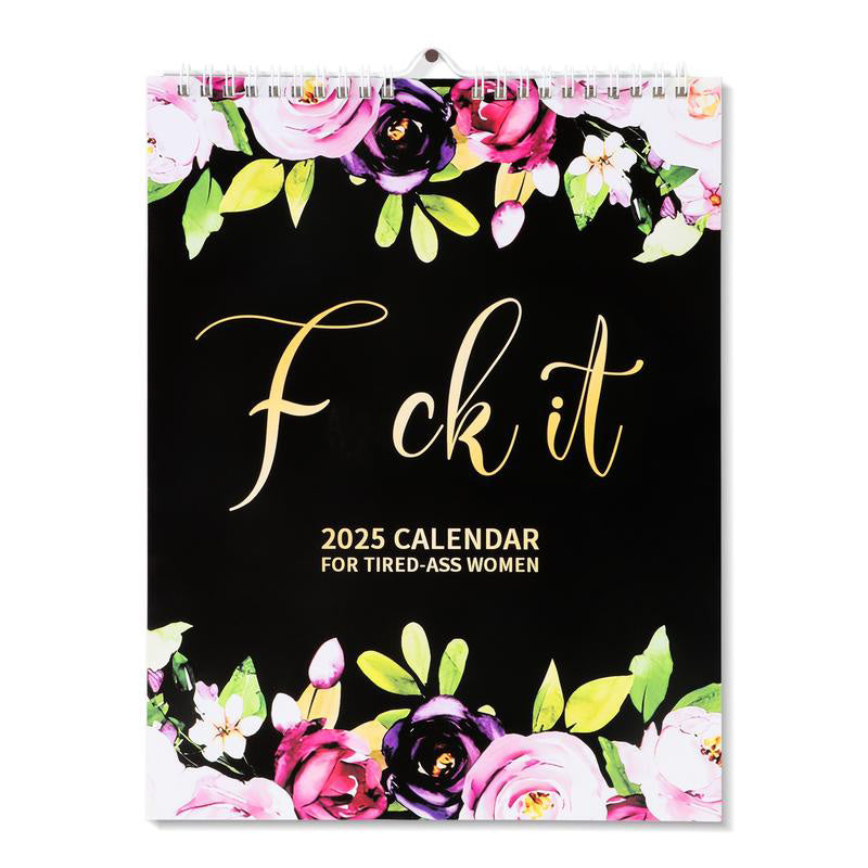 New 2025 Calendar with Fun Quotes and Planner