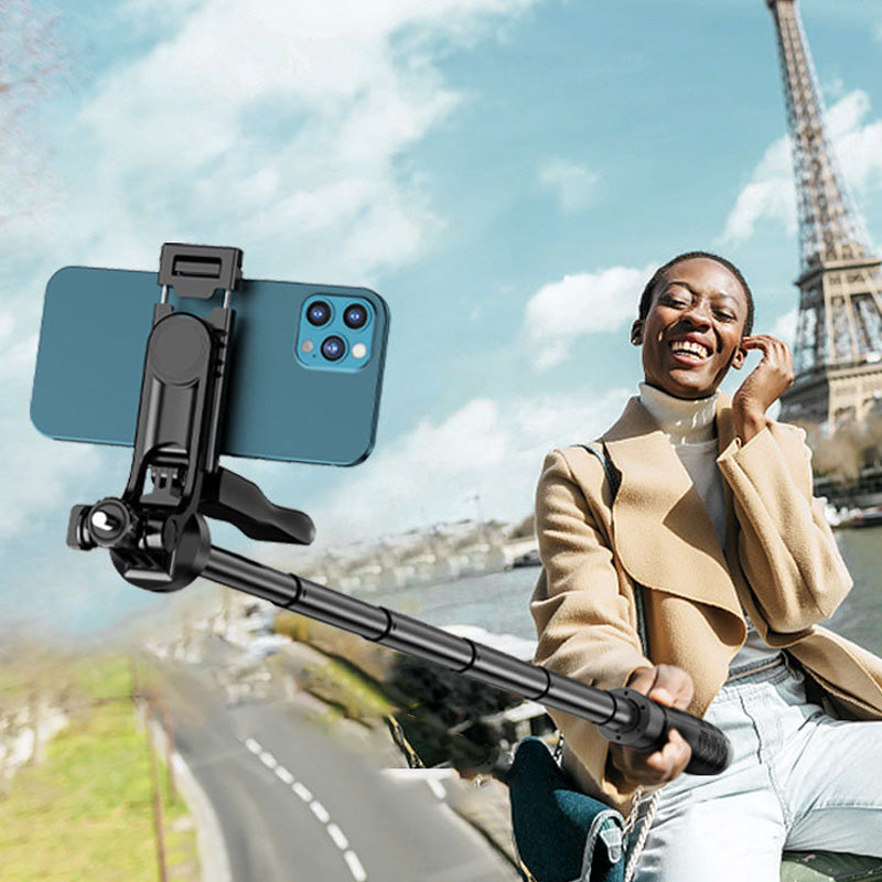 360° Retractable Tripod Selfie Stick with Remote Control