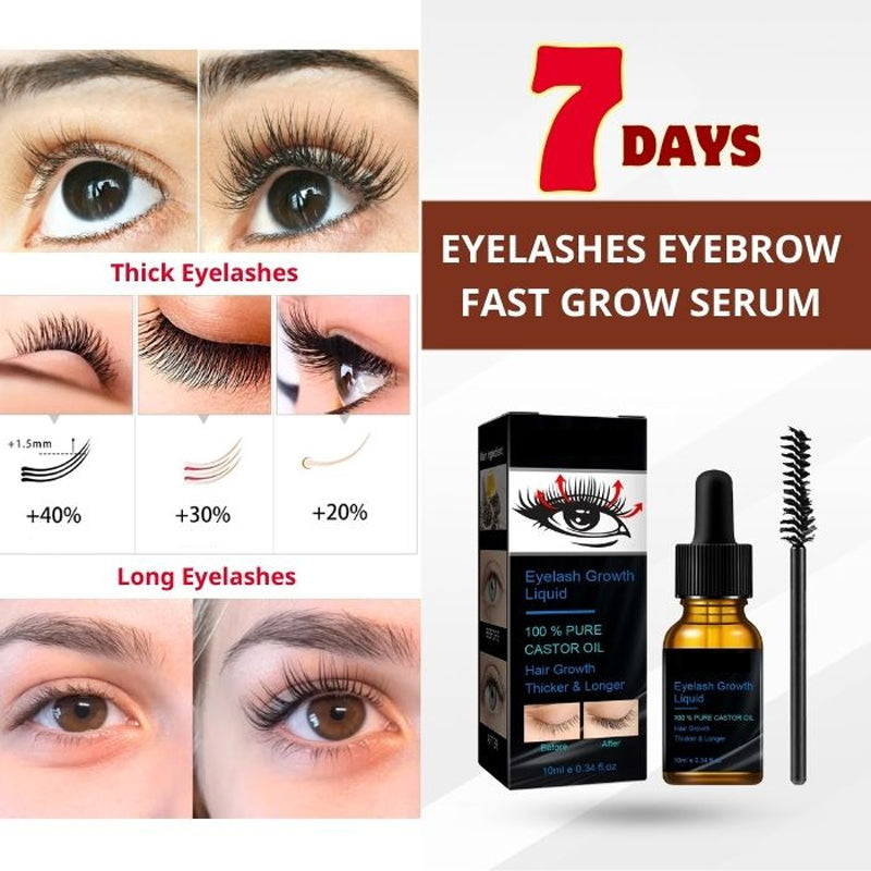 Eyelash Eyebrow Fast Growth Serum