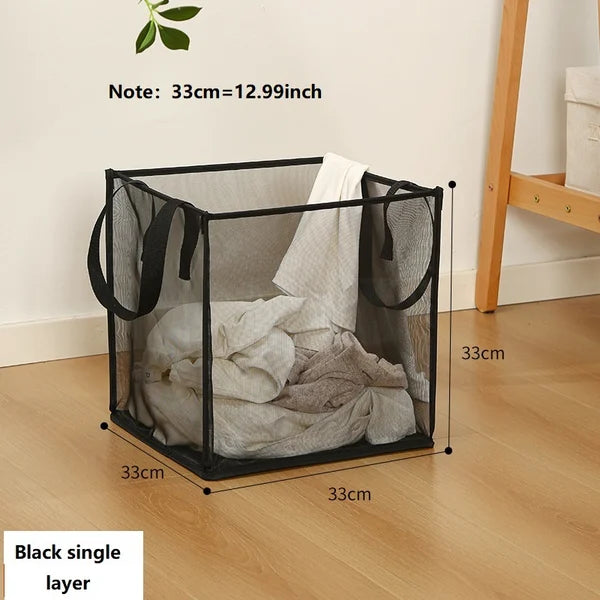 Collapsible laundry basket