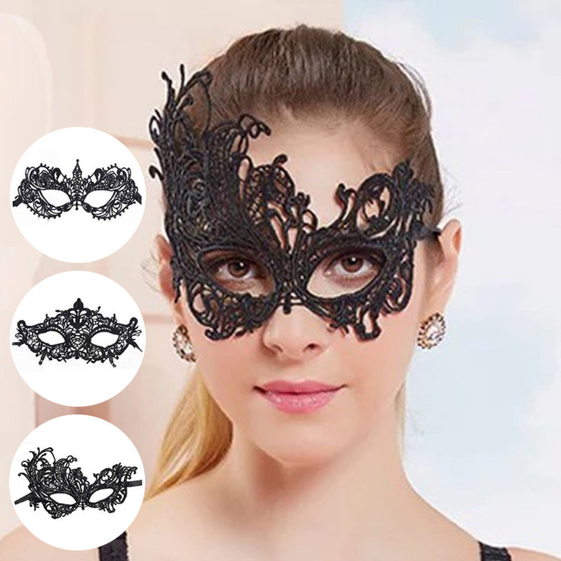 Women's Makeup Lace Eye Mask (Set Of Three)