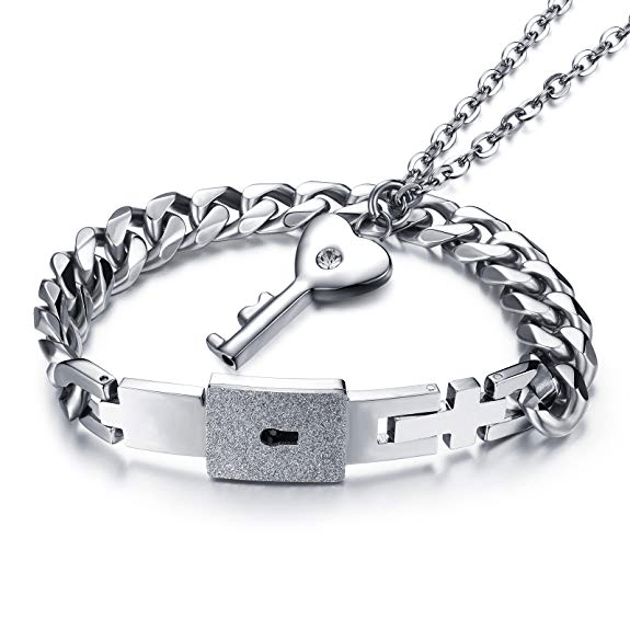 Heart Lock Bracelet & Necklace