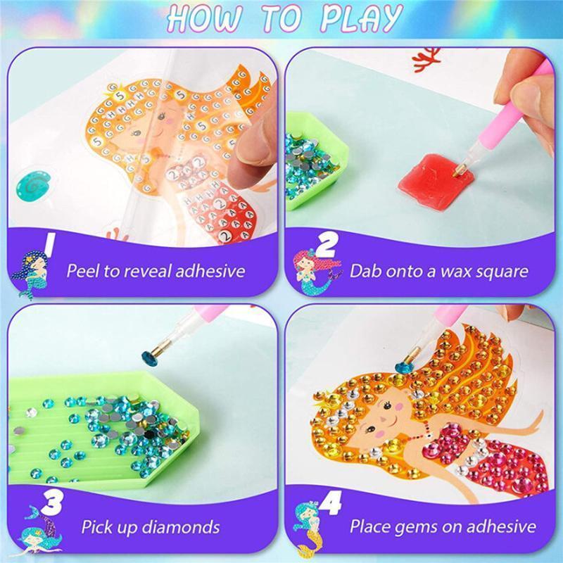 Idearock Diamond Painting Stickers for Kids