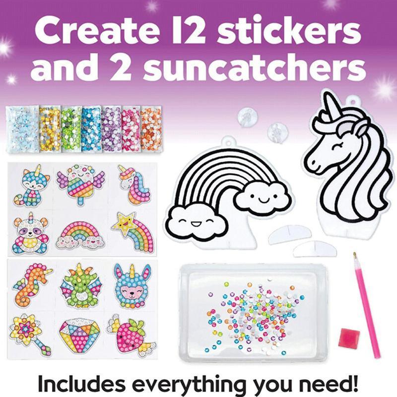 Idearock Diamond Painting Stickers for Kids