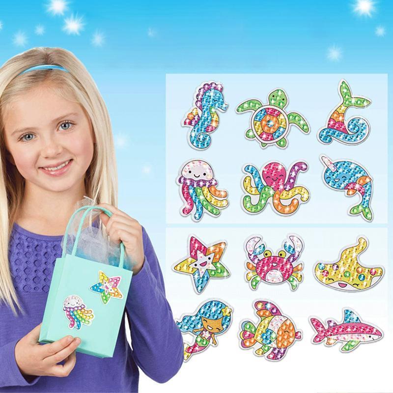 Idearock Diamond Painting Stickers for Kids