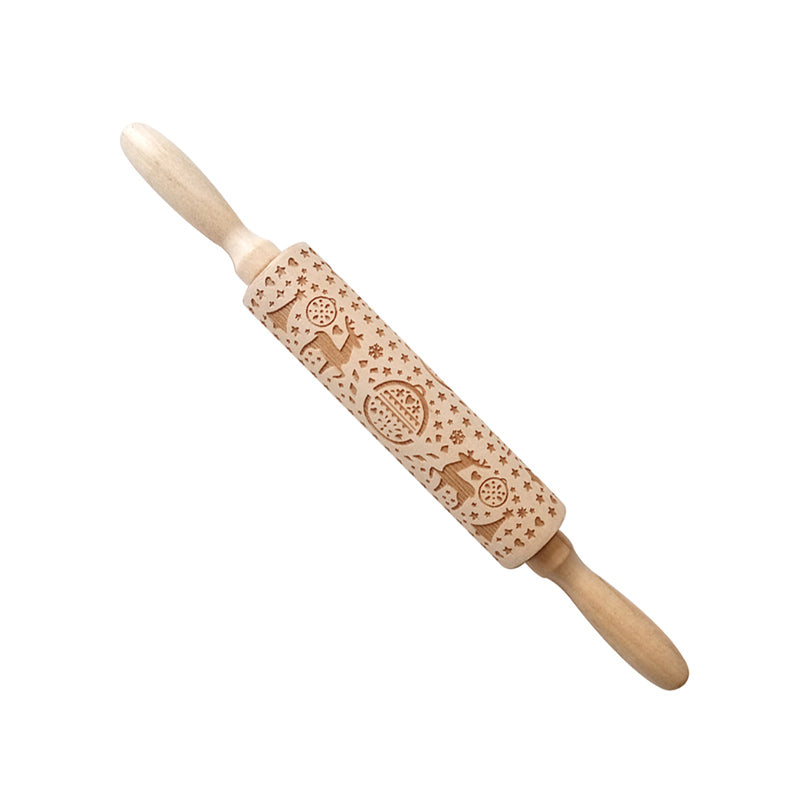 Idearock™Christmas Print Rolling Pin