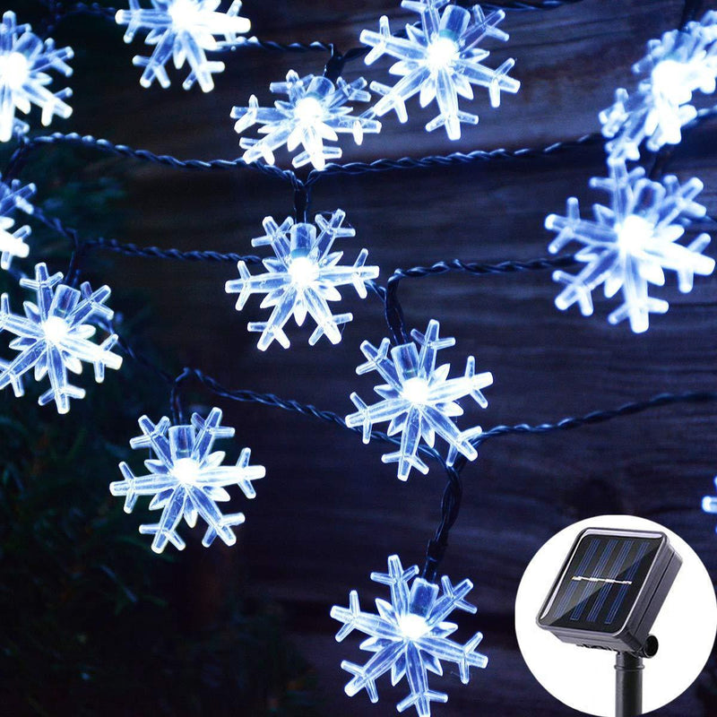 Idearock™Solar Powered Christmas Snowflake String Lights