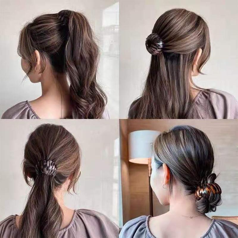 Simple Hair Styling Bird's Nest Plate Hairpin