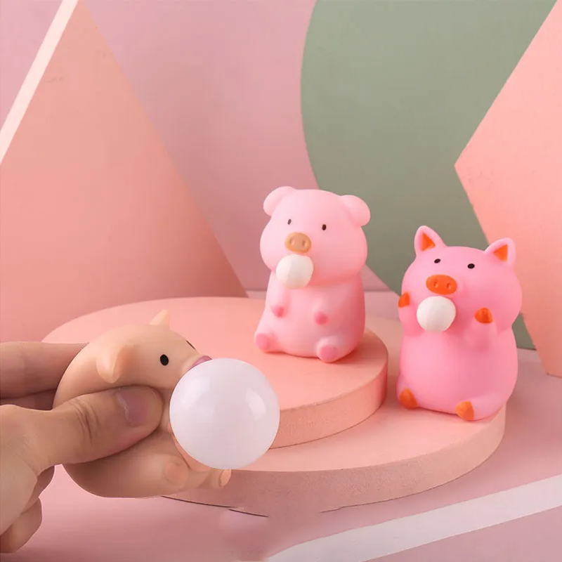 Piglet Spit Bubbles Squeeze Toys