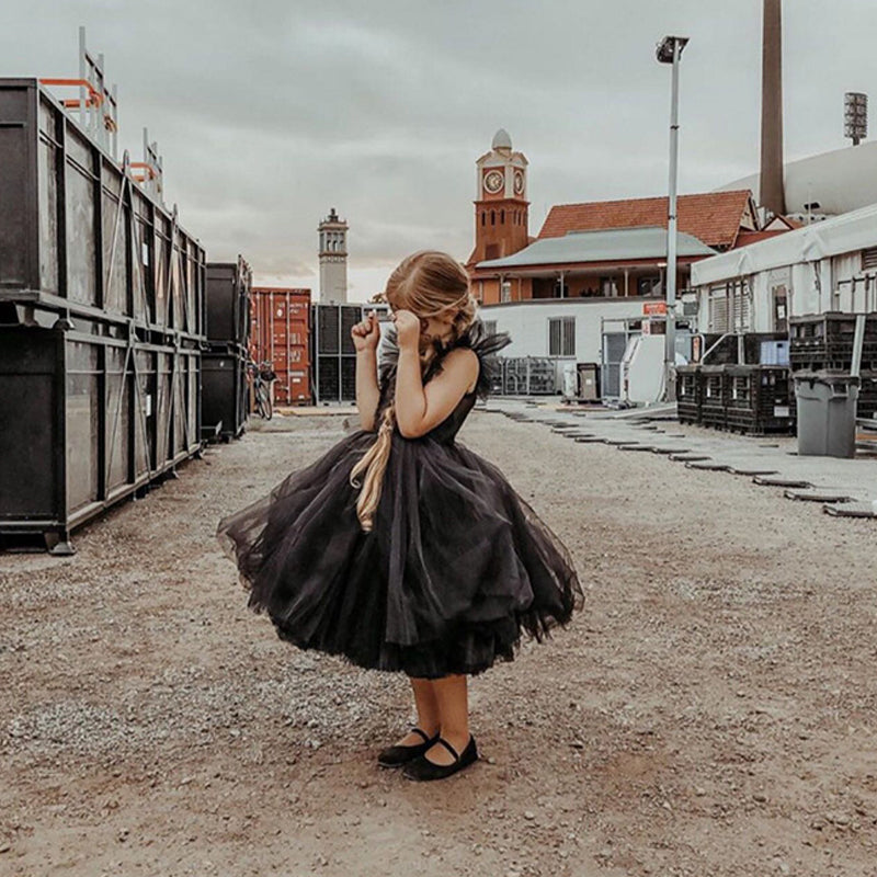 Princess Tutu Dress With Flying Sleeves