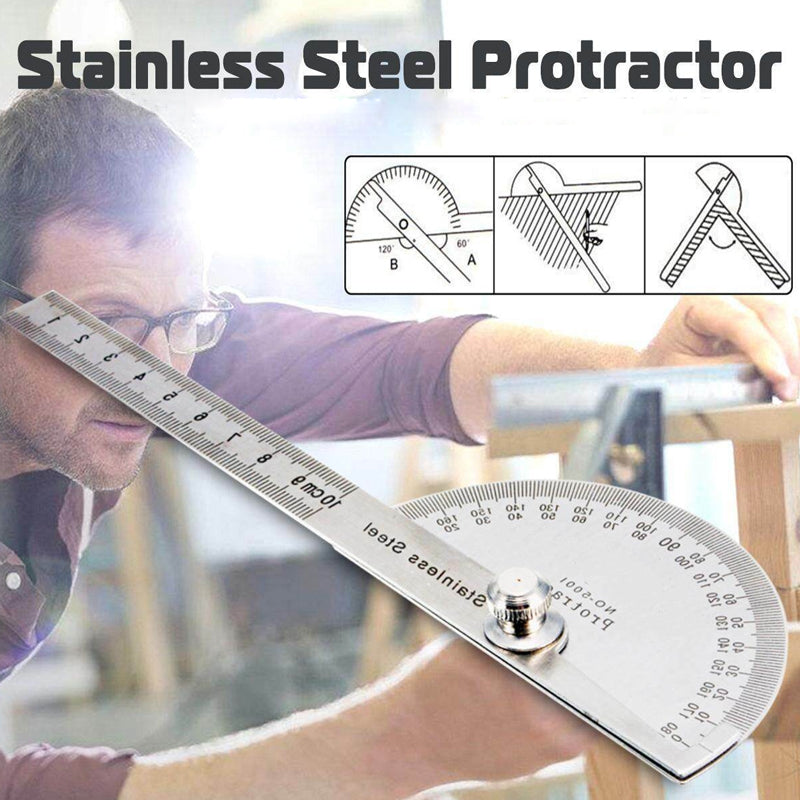 Stainless Steel Protractor Angle Finder