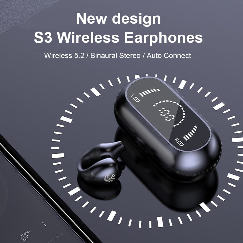 Wireless ear clip bluetooth headset