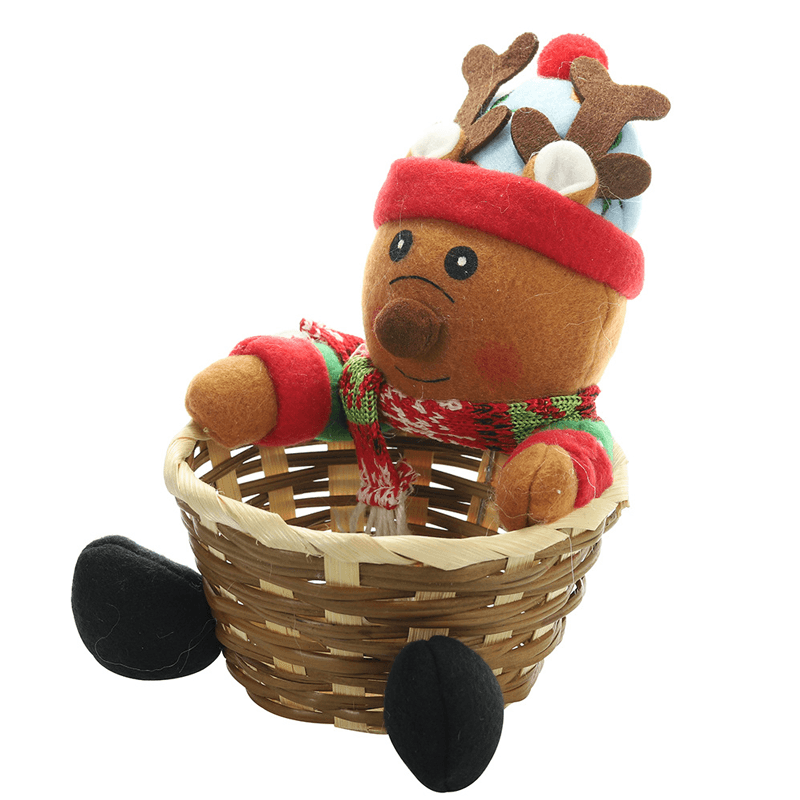 Christmas Candy Woven Basket