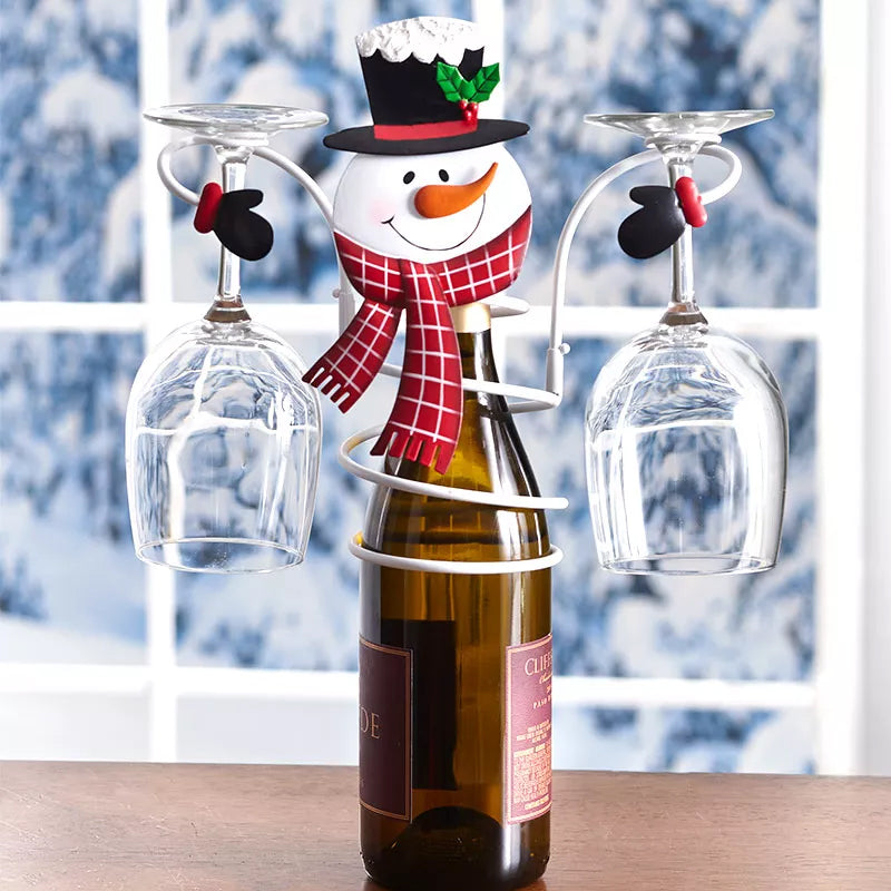 Idearock™Holiday Wine Bottle & Glass Holders