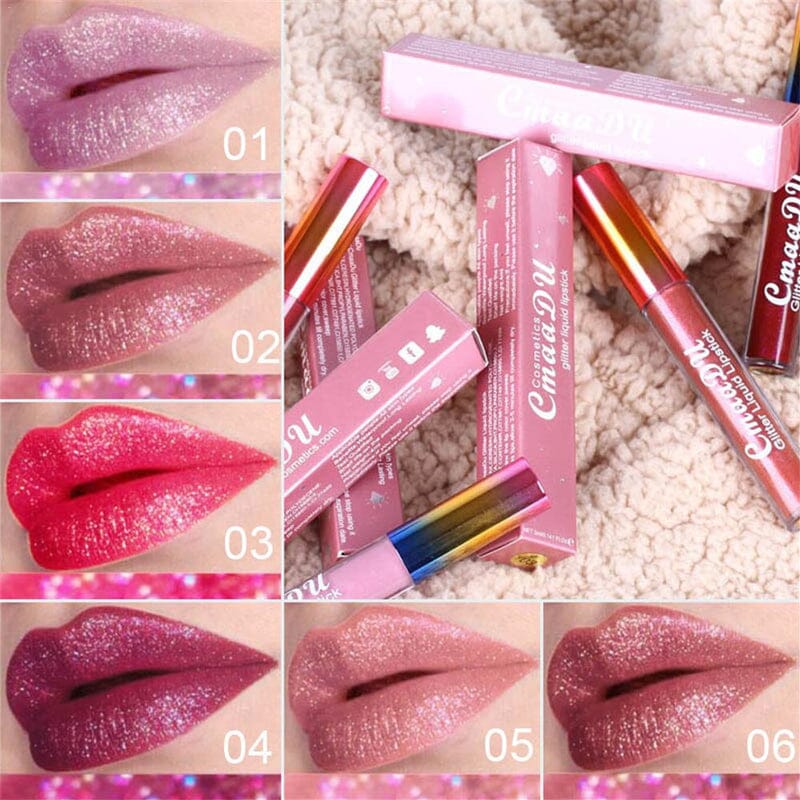 Glitter Waterproof Long Lasting Lip Gloss