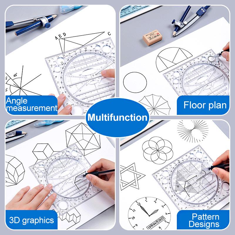 Multifunctional Drawing Ruler