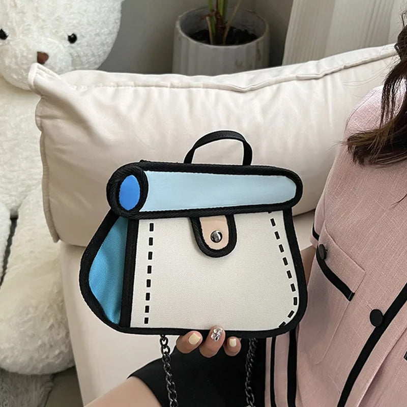 2D Cartoon Handbag