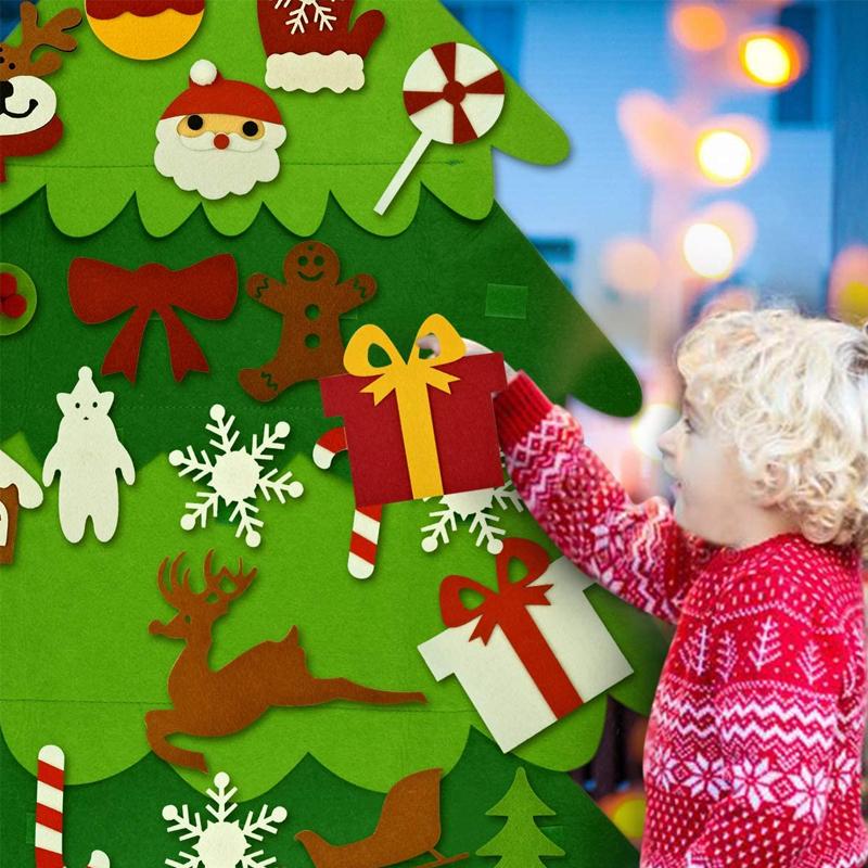 Idearock™ NEW UPGRADED DIY Felt Christmas Tree, A Great Gift For Kids