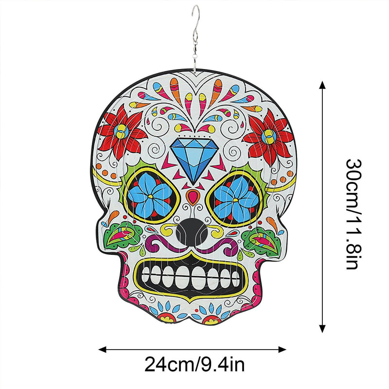 Sugar Skull Wind Spinners