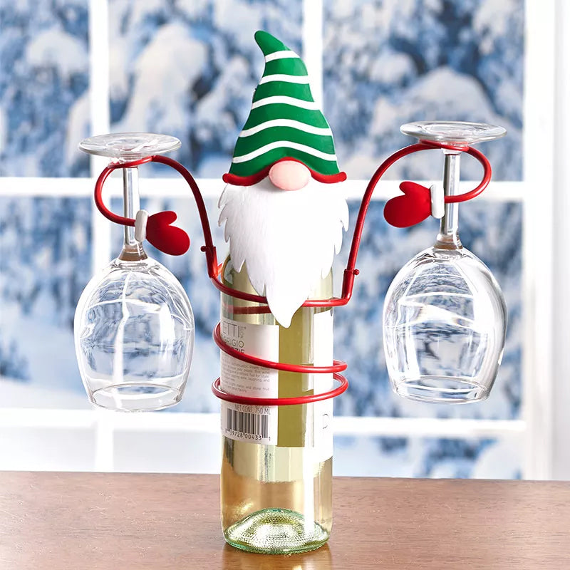 Idearock™Holiday Wine Bottle & Glass Holders