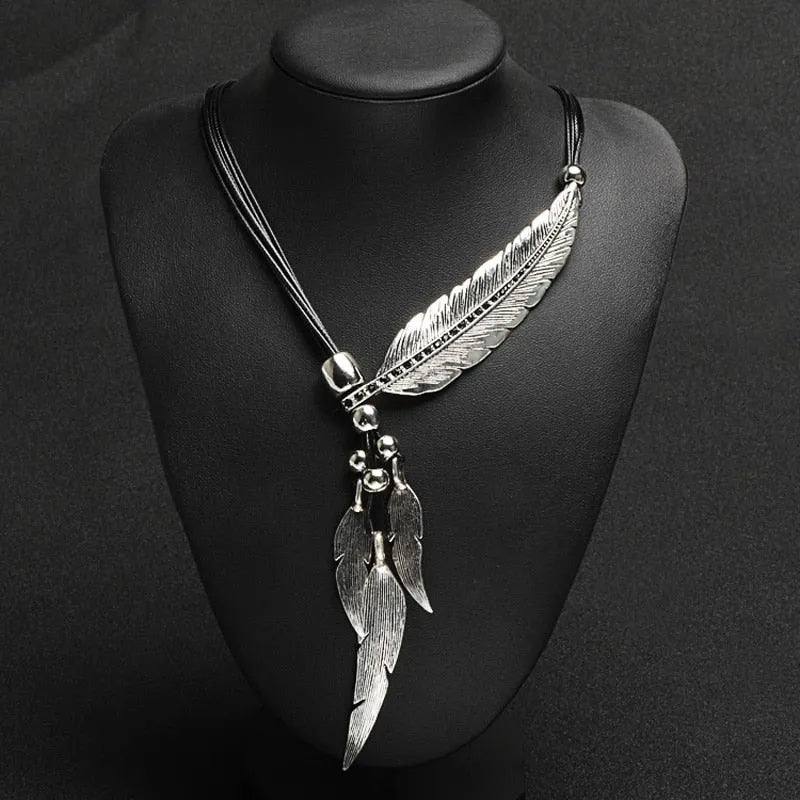 Women's Feather Necklace