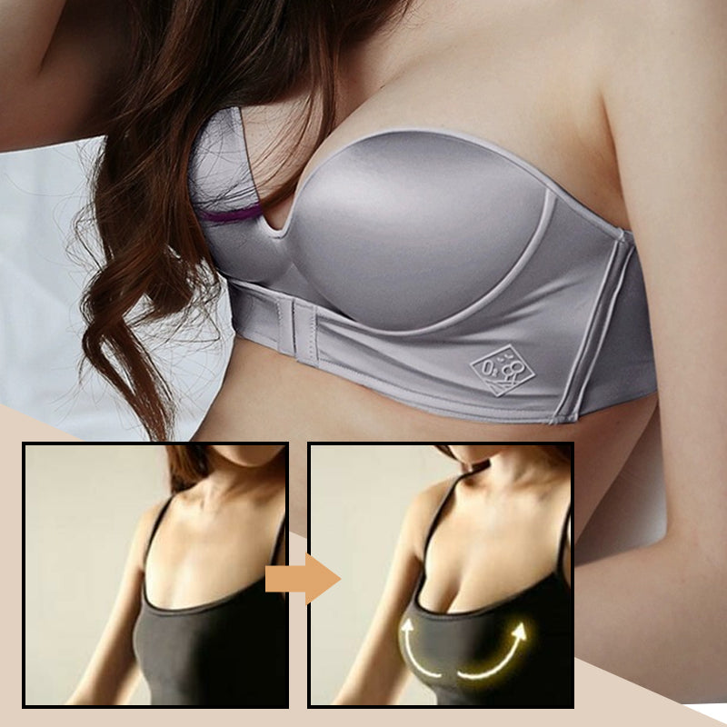 Strapless Front Buckle Lift Bra