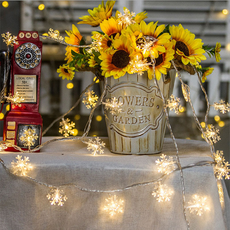 Idearock™Solar Powered Christmas Snowflake String Lights