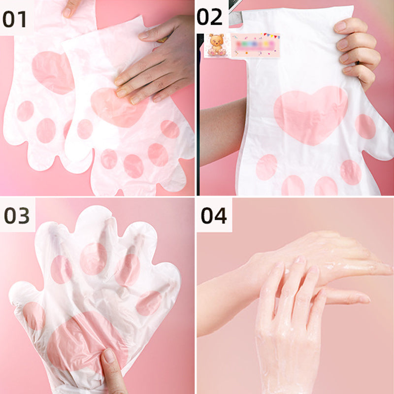 Moisturizing Hand Mask of Cat's Claw Shape