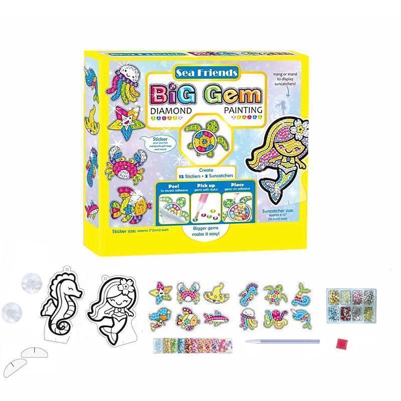 Idearock Diamond Painting Stickers for Kids