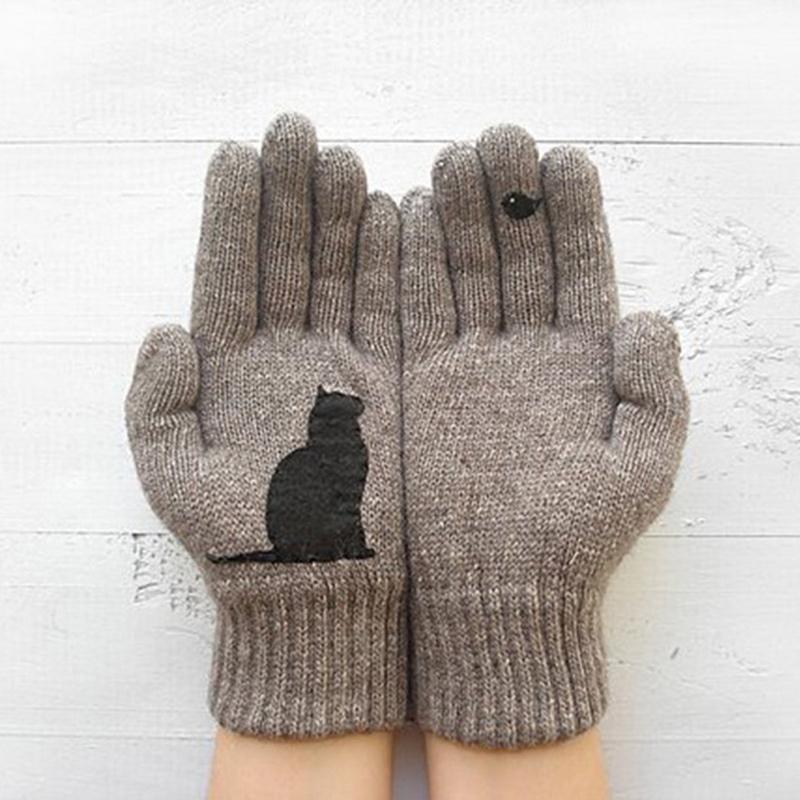 Idearock™Cat Fan Cotton Gloves