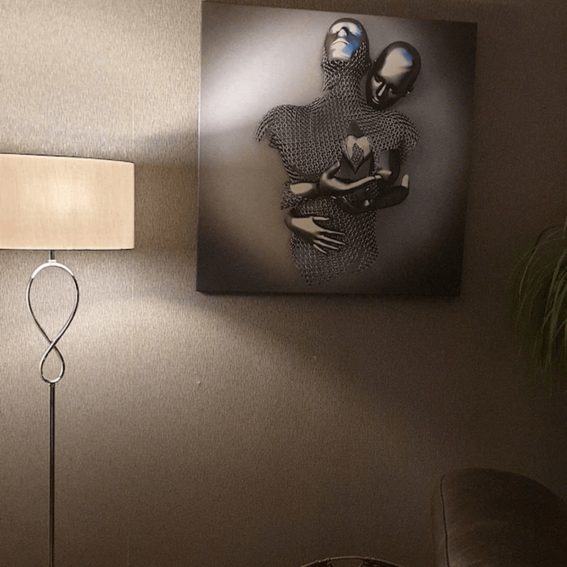 🔥【50% Off】🔥 Love Heart Gray-3D Art Wall