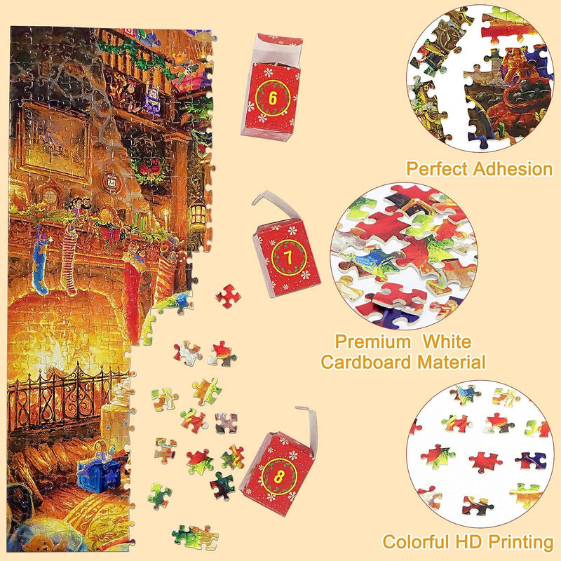 Christmas Advent Calendar Jigsaw Puzzle 1000pcs