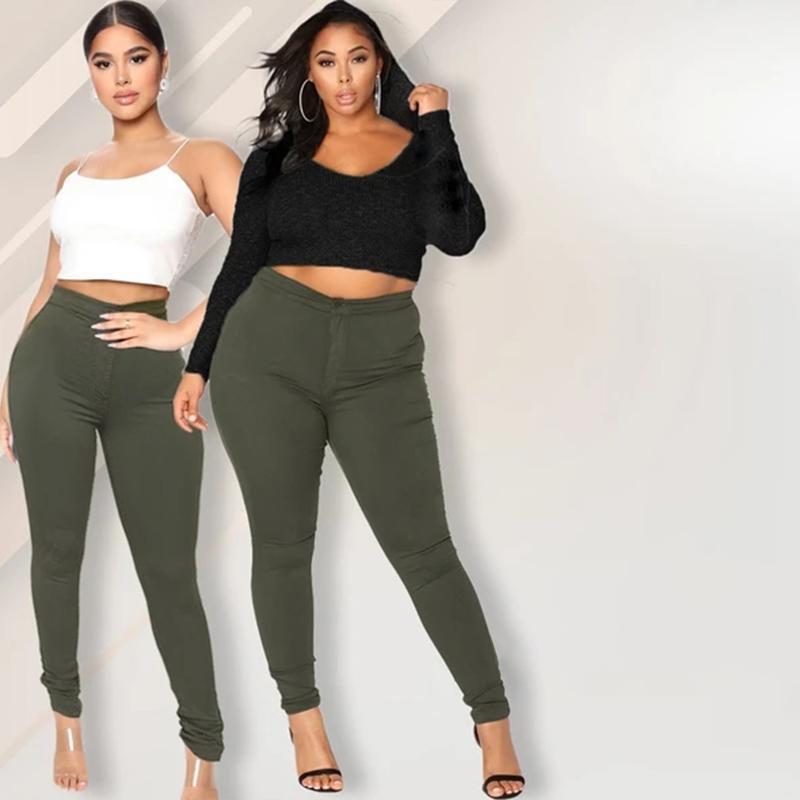 High-Rise Stretch Plus Size Jeans