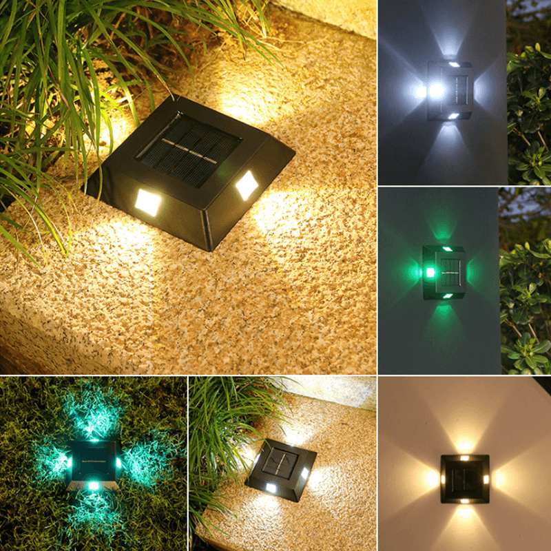 Outdoor Solar Wall Mount Path Lamp