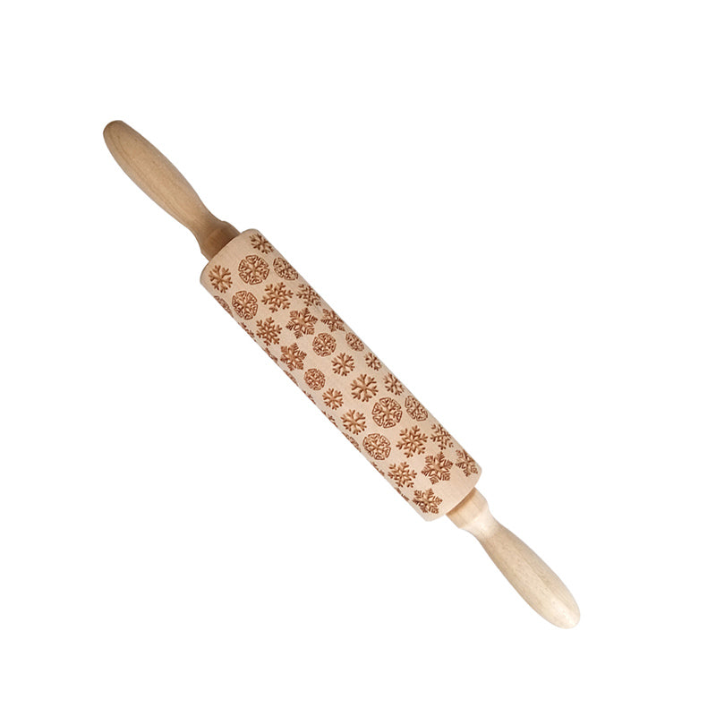 Idearock™Christmas Print Rolling Pin