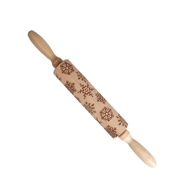 Idearock™Christmas Print Rolling Pin