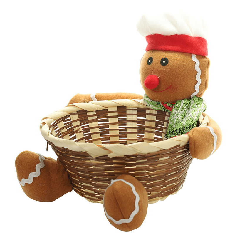 Christmas Candy Woven Basket