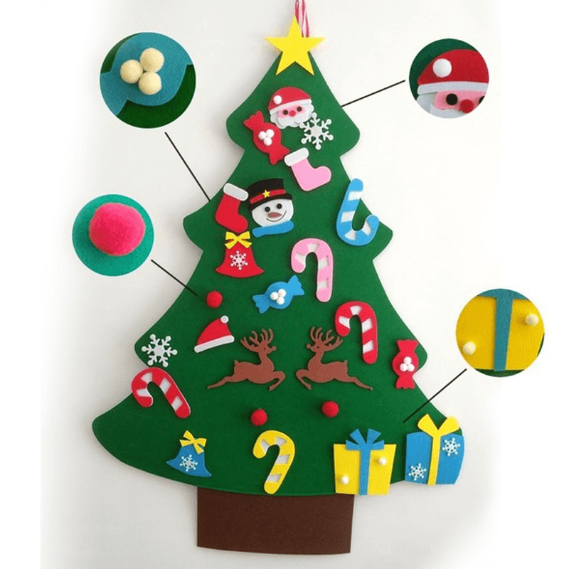 Idearock™ NEW UPGRADED DIY Felt Christmas Tree, A Great Gift For Kids