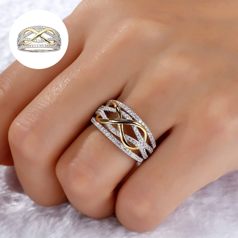 Mother & Daughter Forever Linked Together Ring