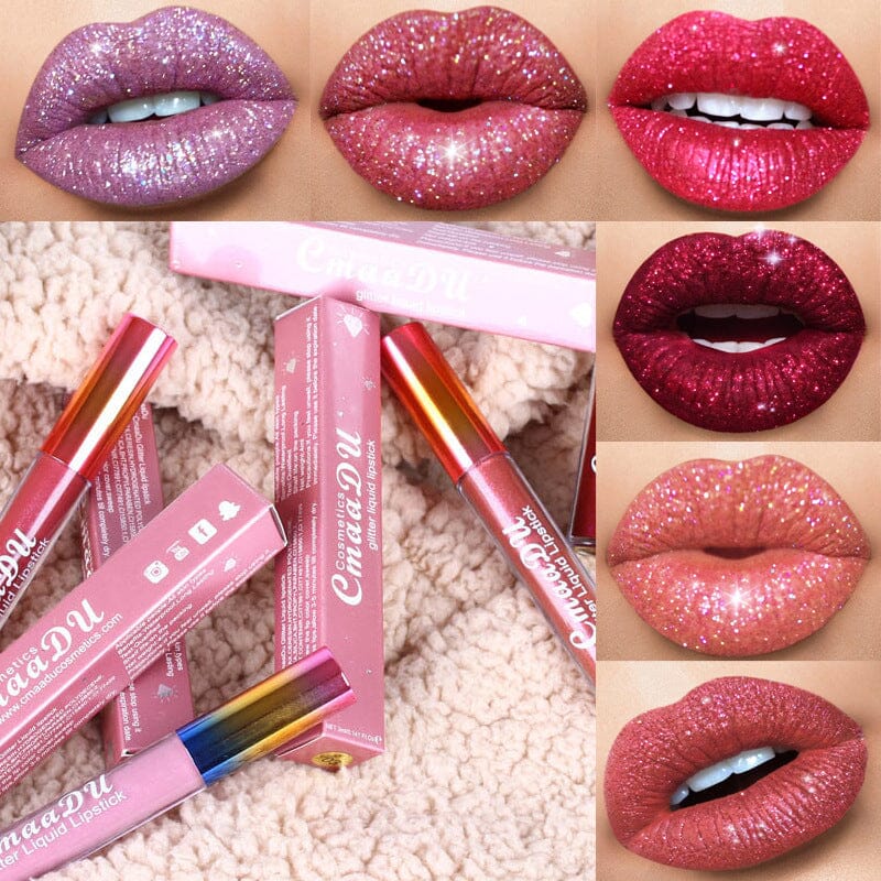 Glitter Waterproof Long Lasting Lip Gloss