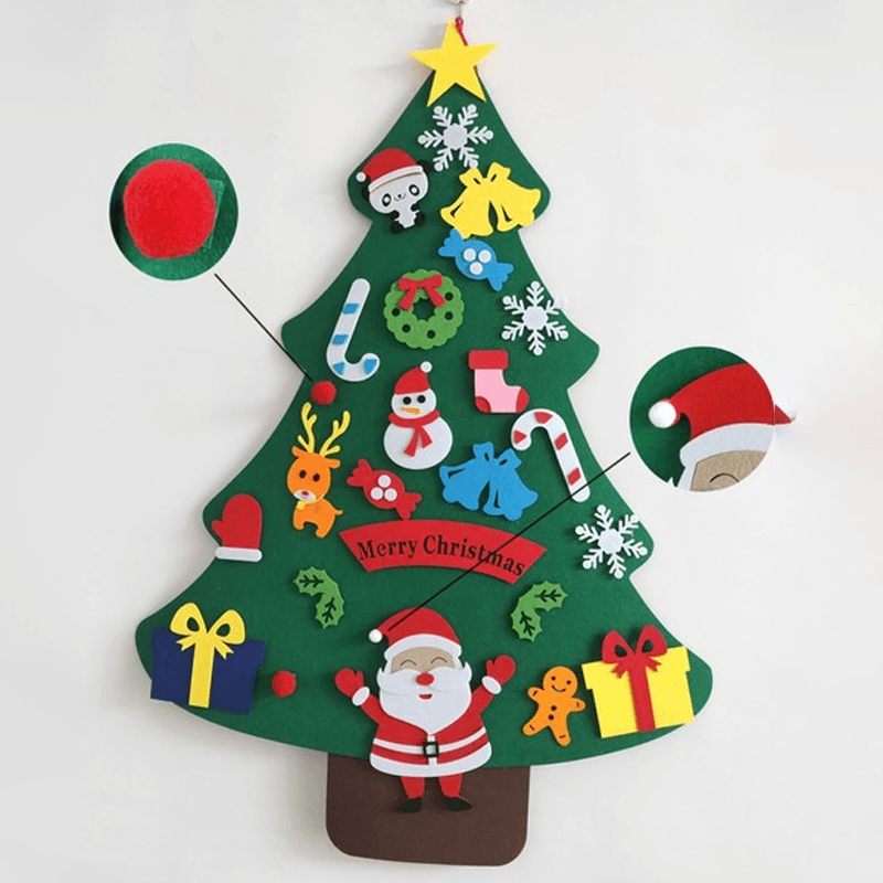 Idearock™ NEW UPGRADED DIY Felt Christmas Tree, A Great Gift For Kids