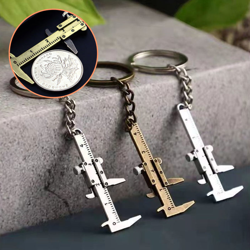 Mini Vernier Caliper Keychain