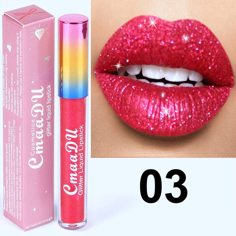 Glitter Waterproof Long Lasting Lip Gloss